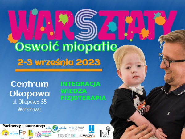 Plakat IV Warsztaty Oswoić Miopatię